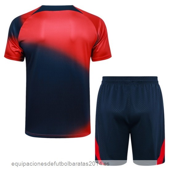 Nuevo Entrenamiento Conjunto Completo Paris Saint Germain 23/24 Rojo Azul Baratas